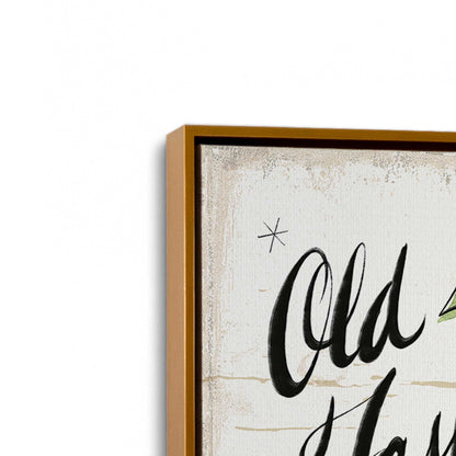 [Color:Polished Gold], Picture of art in a Polished Gold frame at an angle