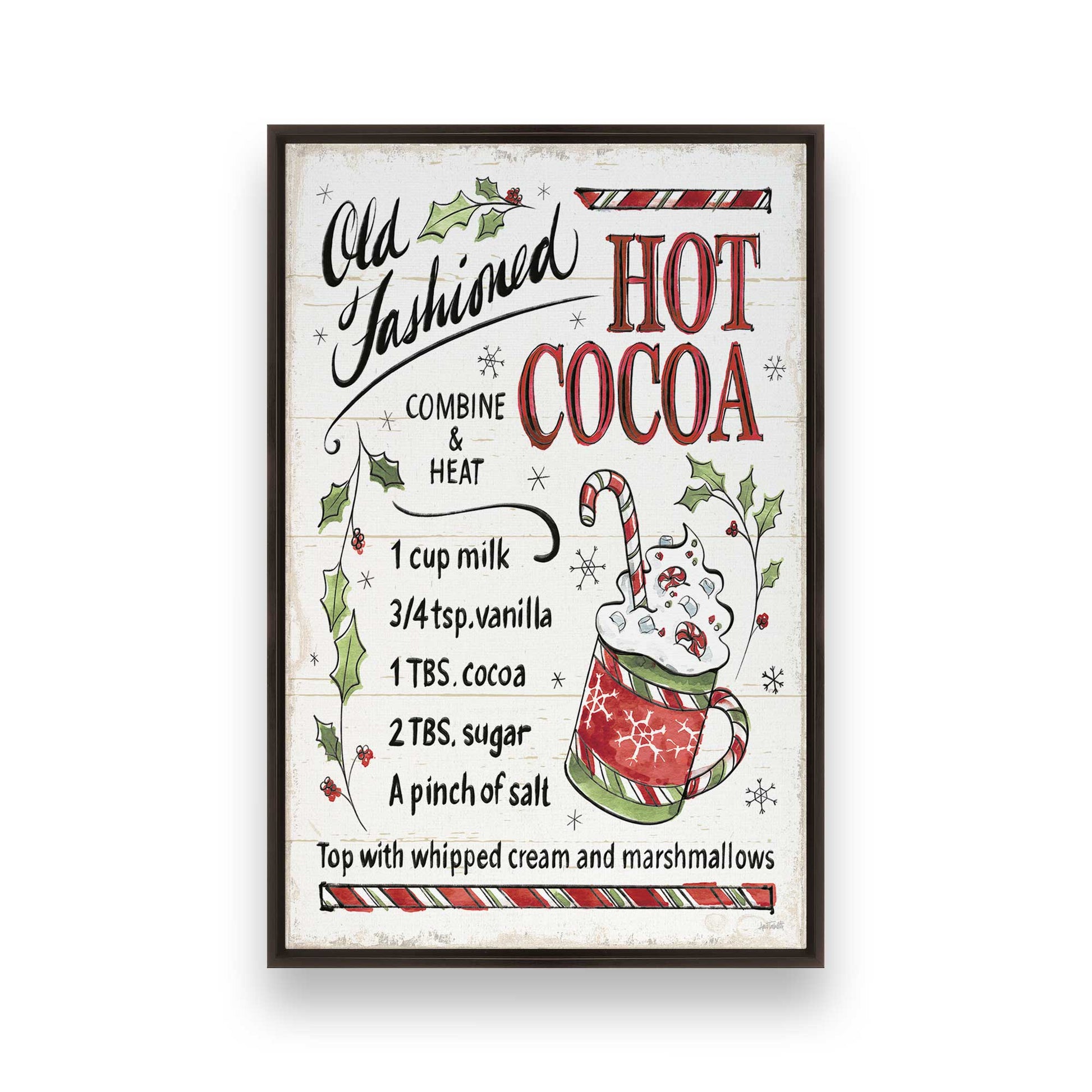 [Color:Espresso], Picture of art in a Espresso frame