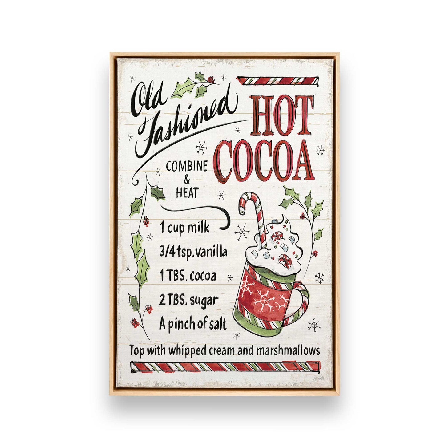 [Color:American Maple], Picture of art in a American Maple frame