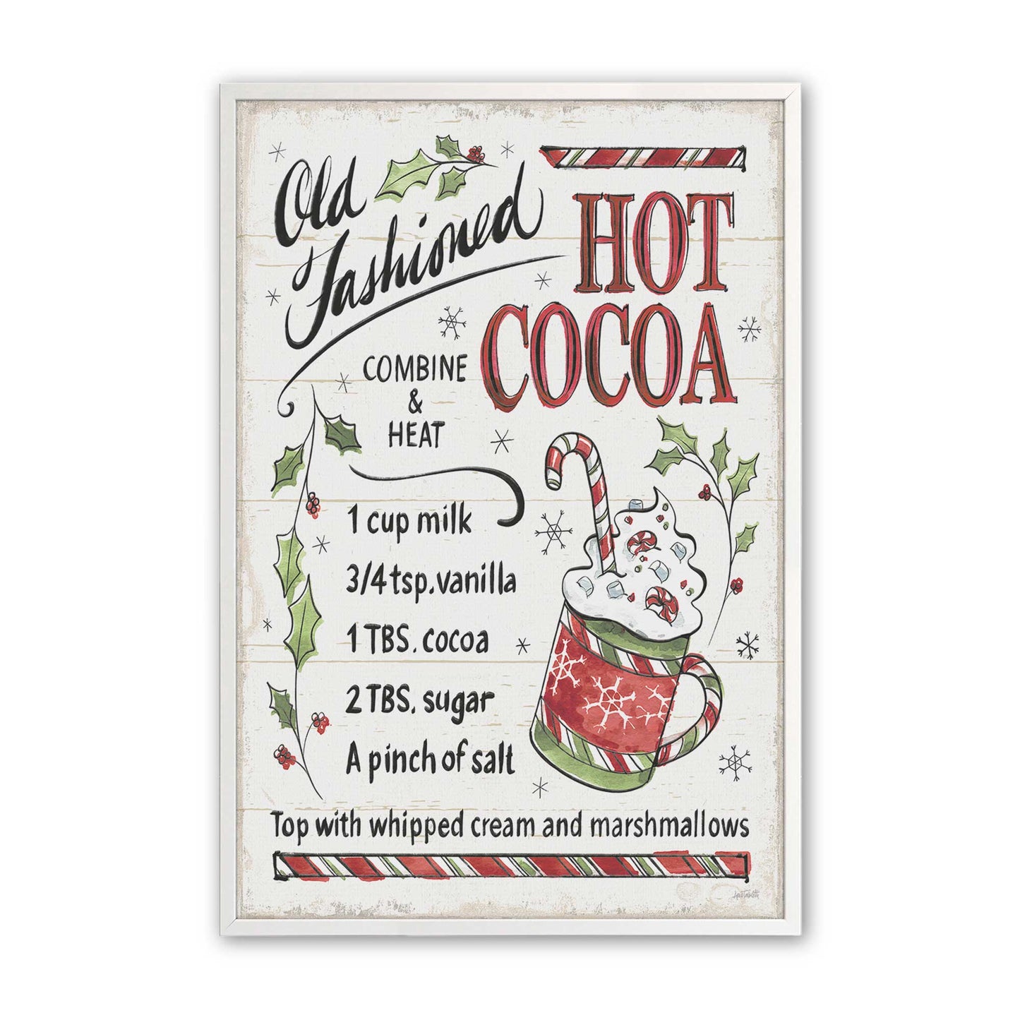 [Color:Opaque White], Picture of art in a Opaque White frame