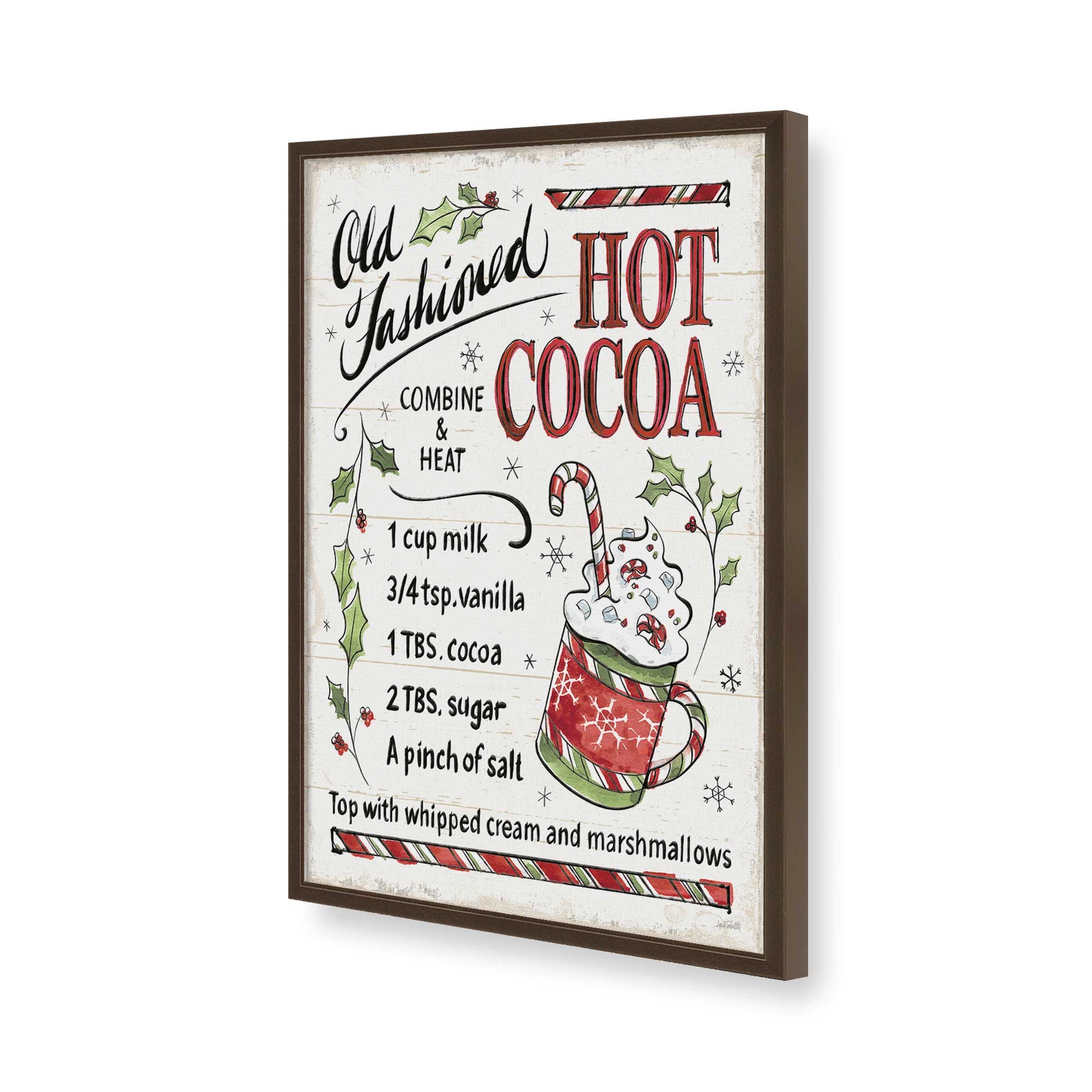 [Color:Belvinder Brown], Picture of art in a Belvinder Brown frame of the corner