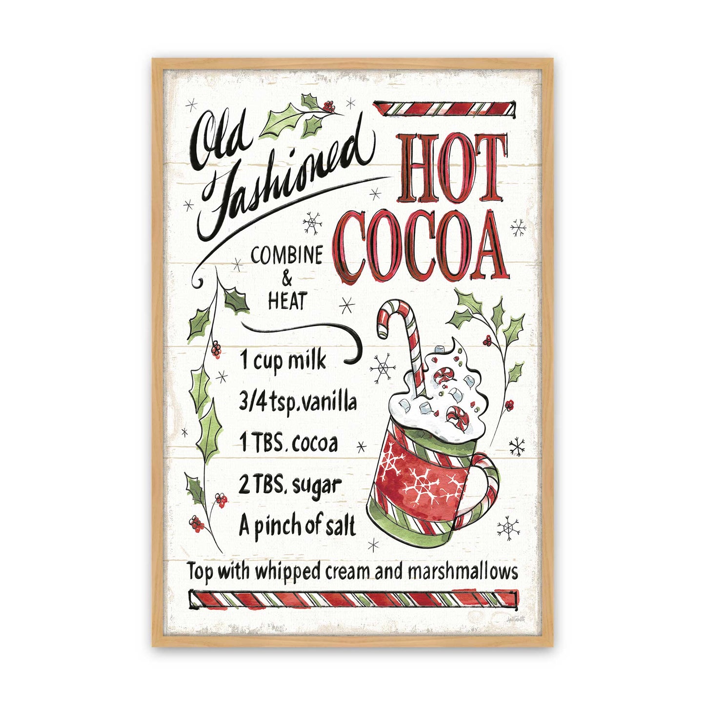 [Color:American Maple], Picture of art in a American Maple frame