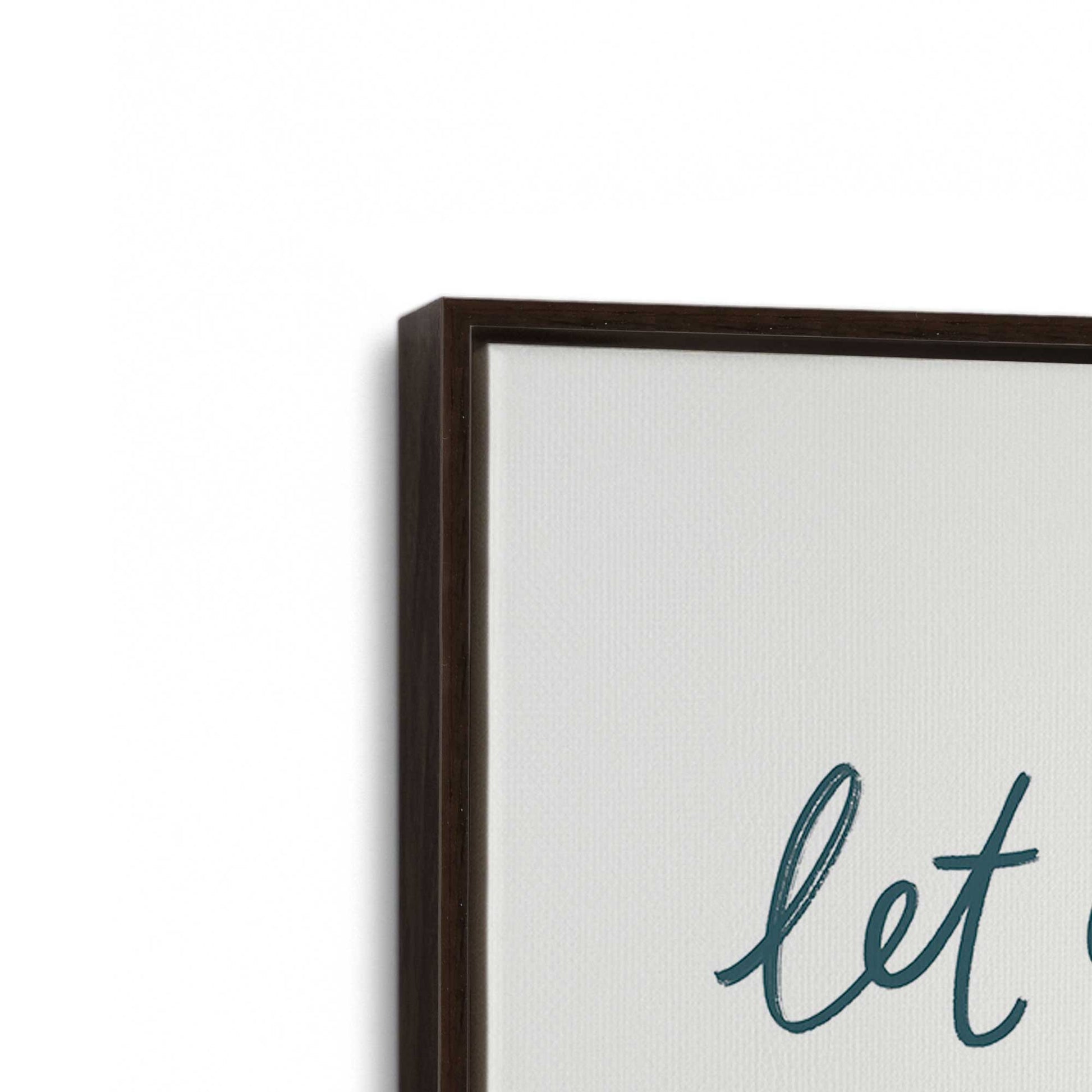 [Color:Espresso], Picture of art in a Espresso frame at an angle