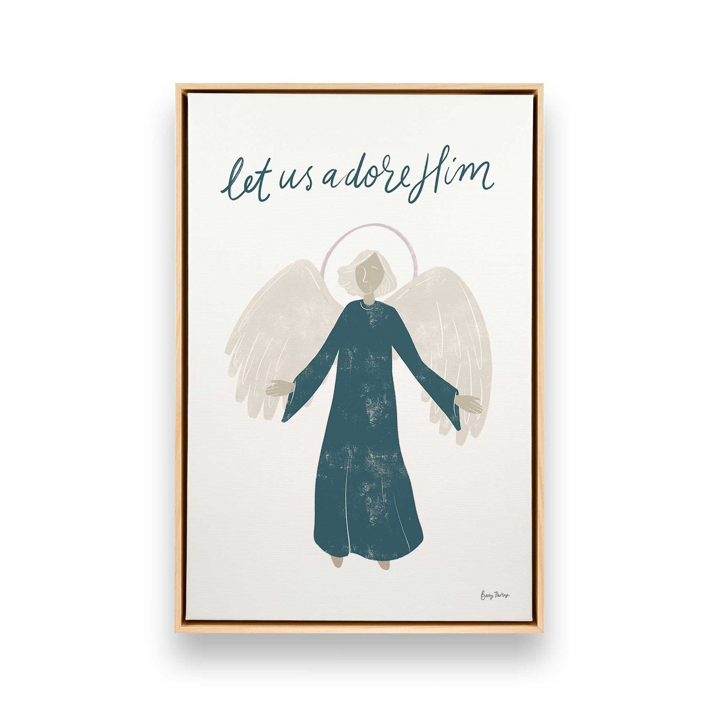 [Color:American Maple], Picture of art in a American Maple frame