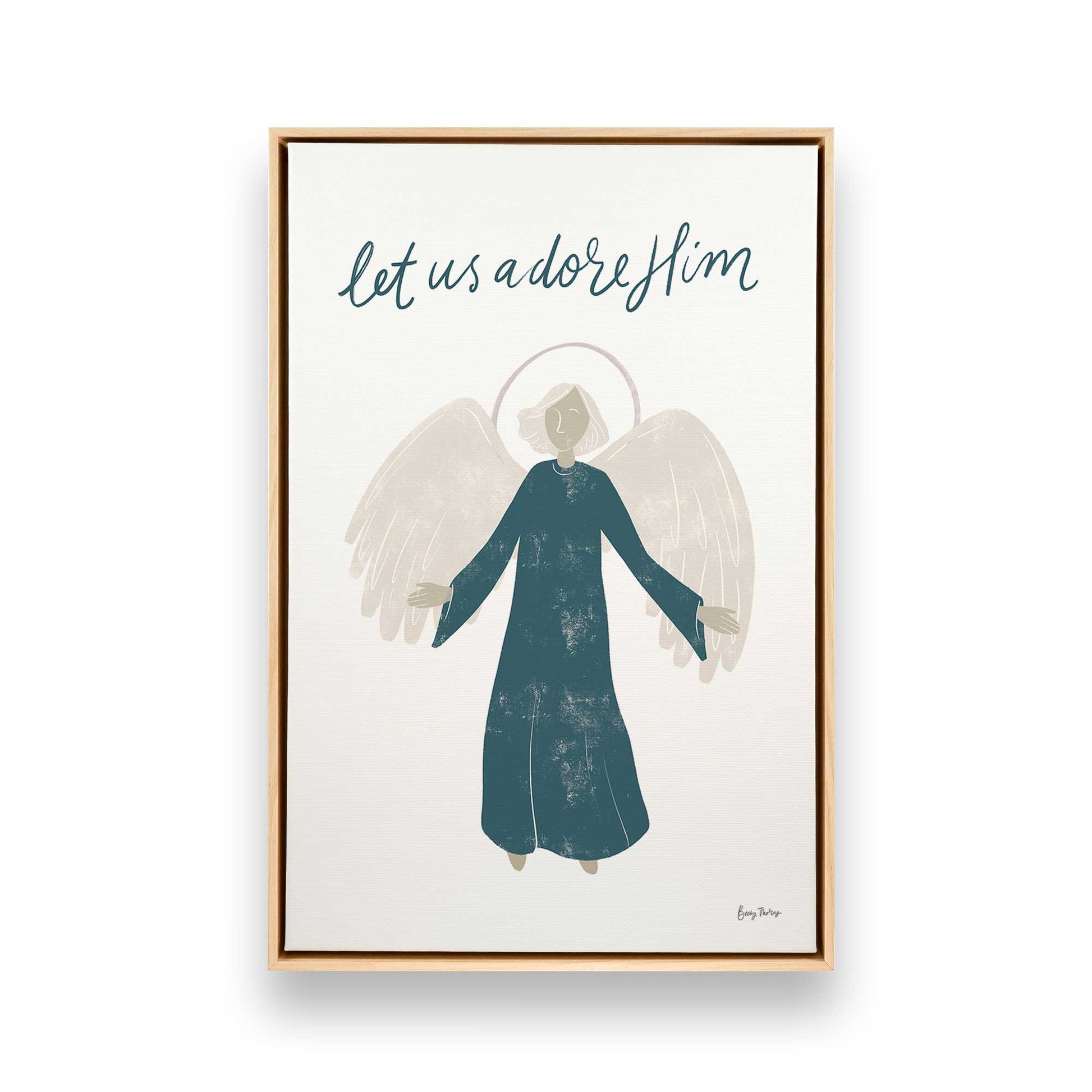 [Color:American Maple], Picture of art in a American Maple frame