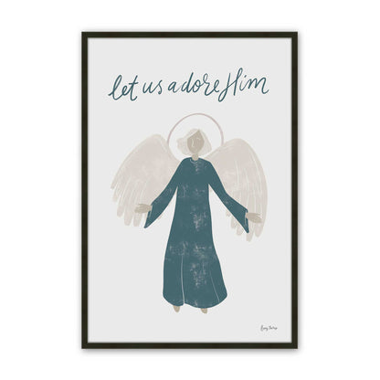 [Color:Satin Black], Picture of art in a Satin Black frame