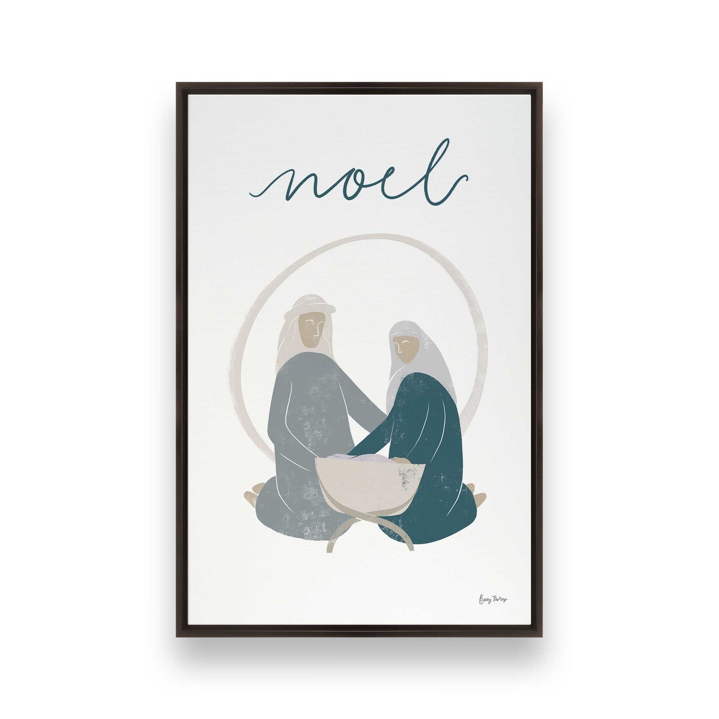 [Color:Espresso], Picture of art in a Espresso frame