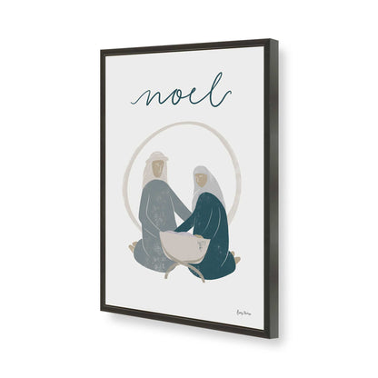 [Color:Satin Black], Picture of art in a Satin Black frame of the corner