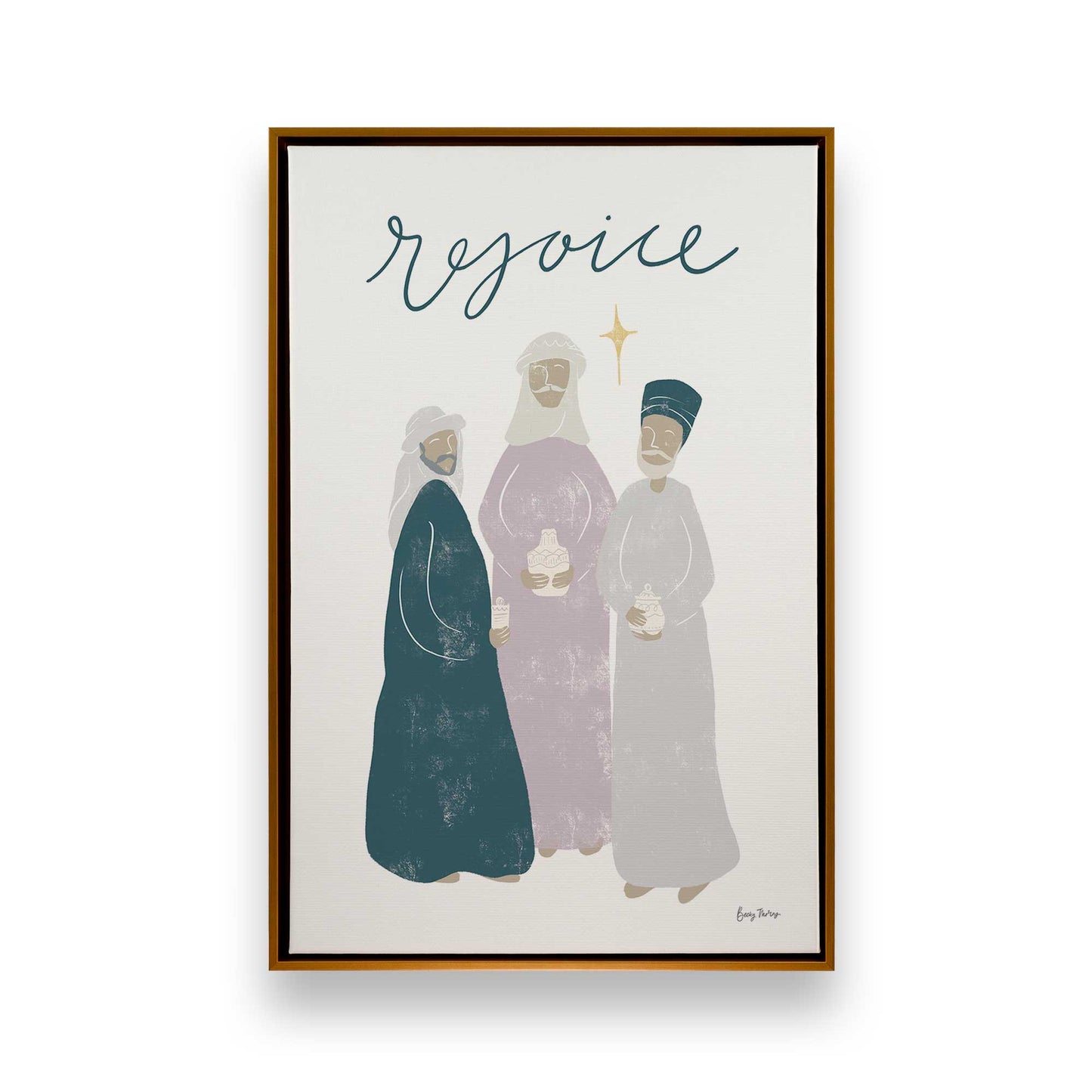 [Color:Polished Gold], Picture of art in a Polished Gold frame