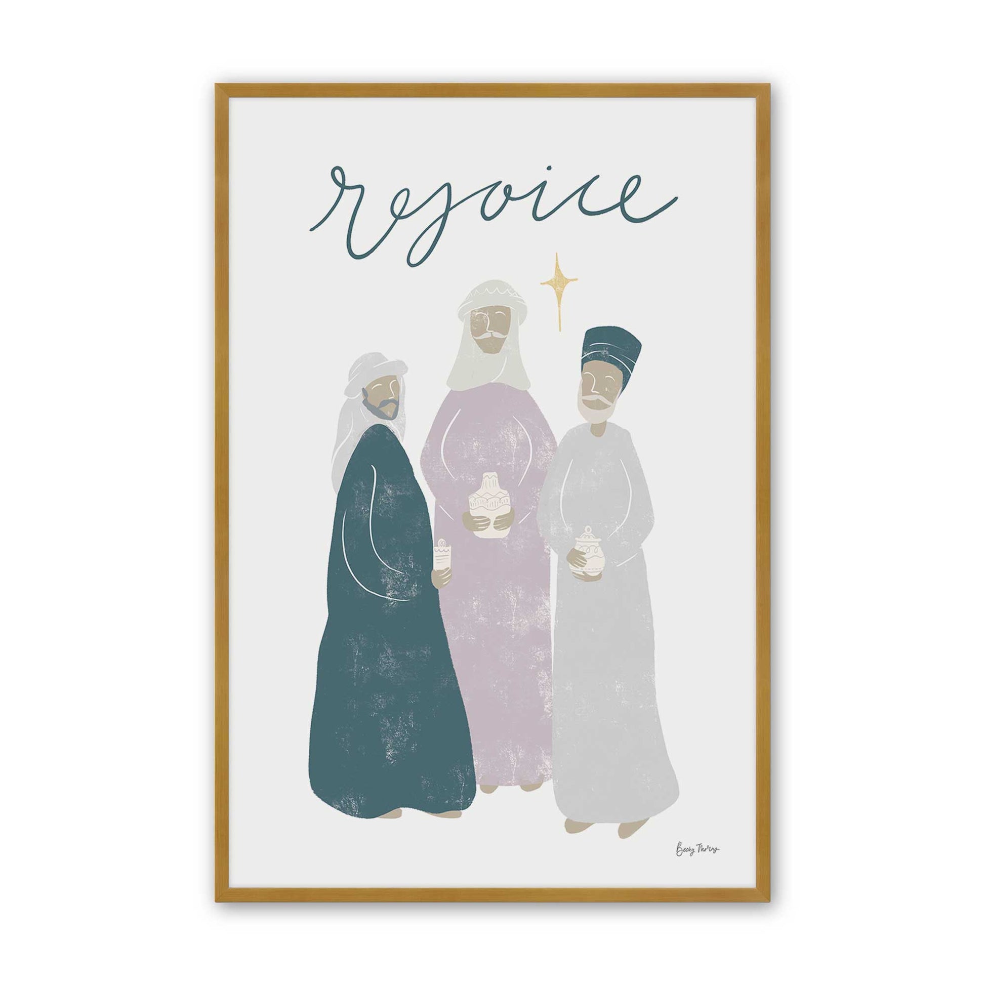 [Color:Polished Gold], Picture of art in a Polished Gold frame