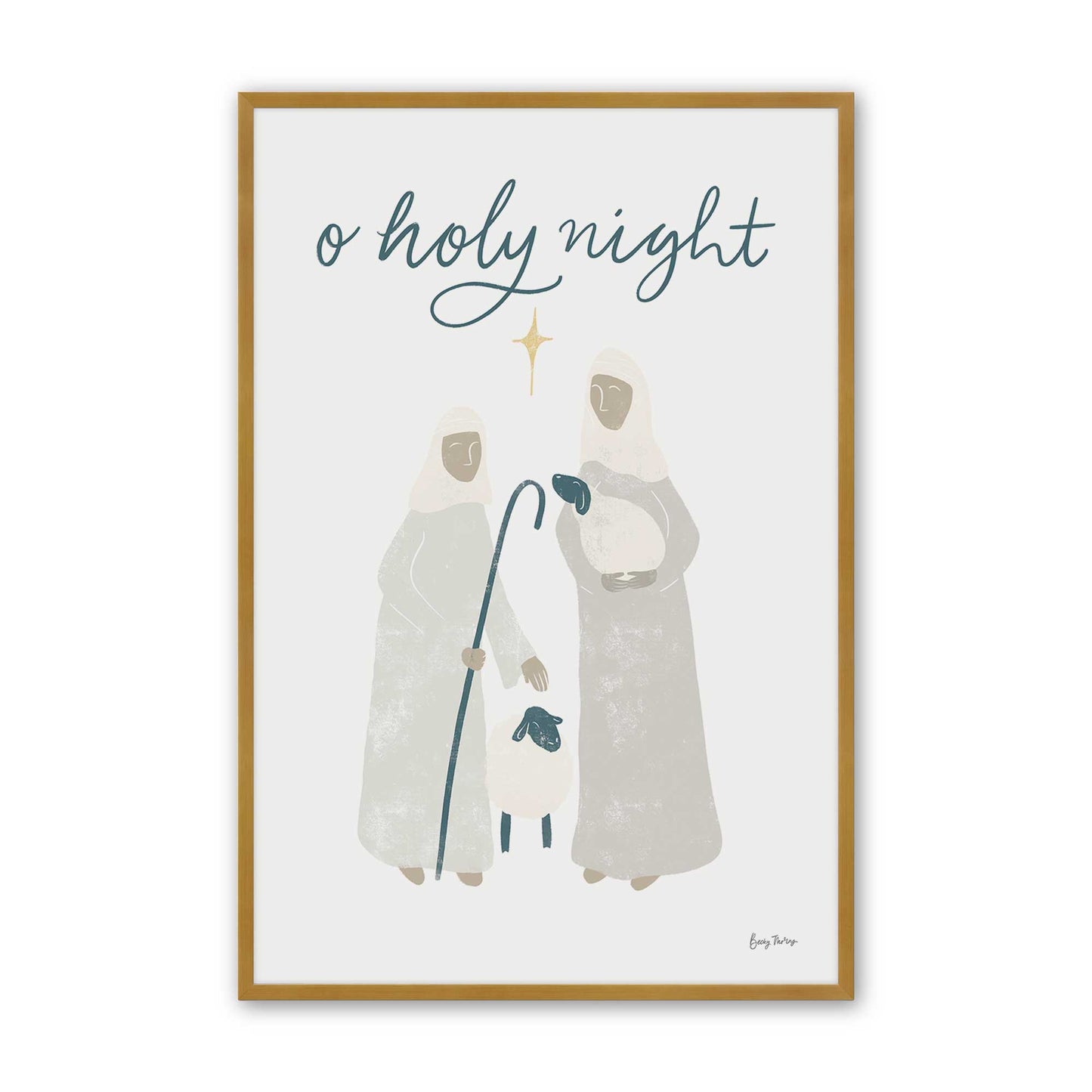 [Color:Polished Gold], Picture of art in a Polished Gold frame