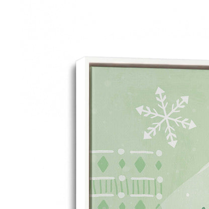 [Color:Opaque White], Picture of art in a White frame at an angle