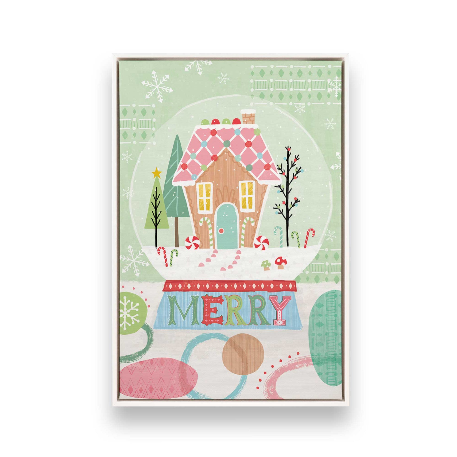 [Color:Opaque White], Picture of art in a White frame