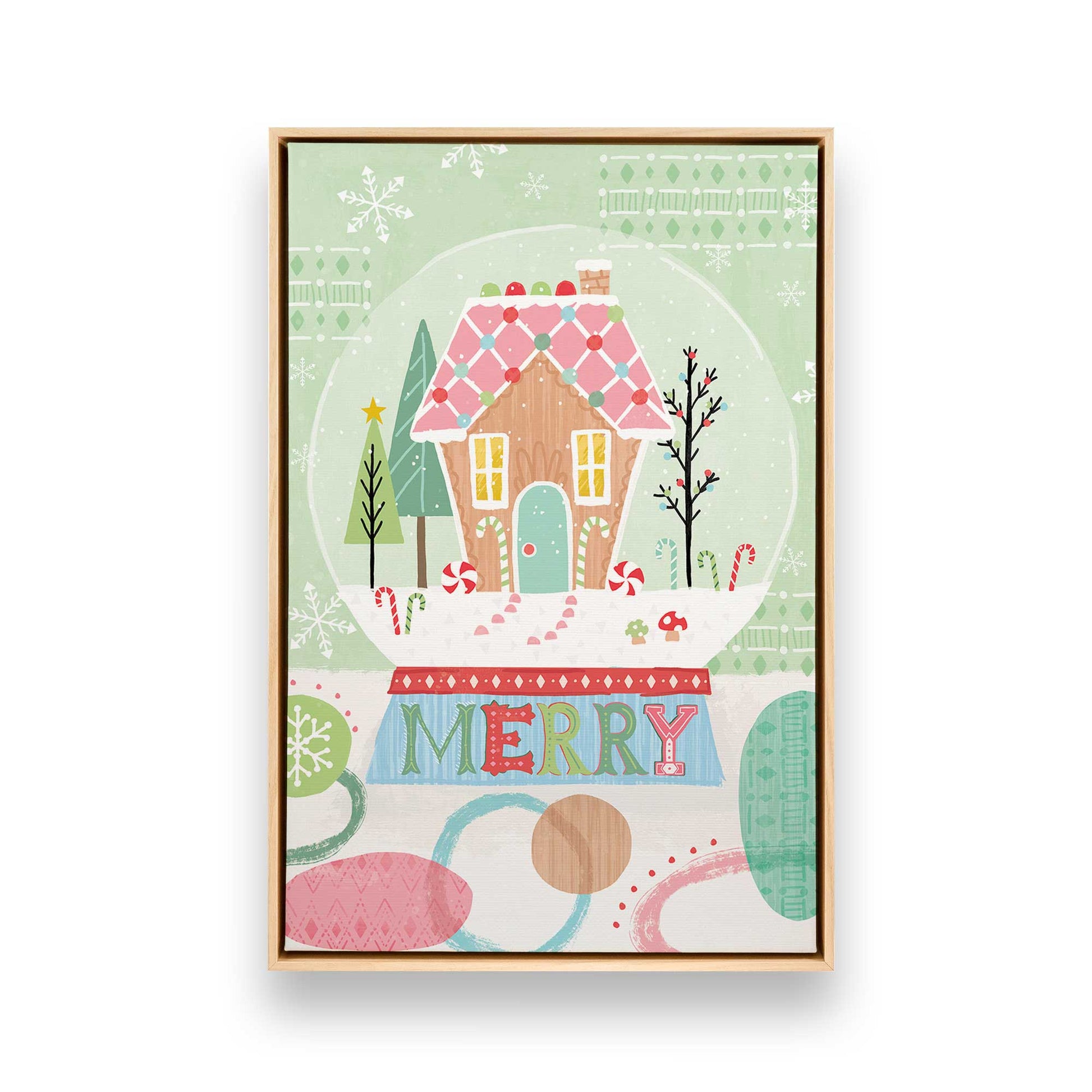 [Color:American Maple], Picture of art in a American Maple frame