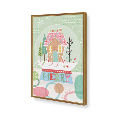 [Color:Polished Gold], Picture of art in a Polished Gold frame of the corner