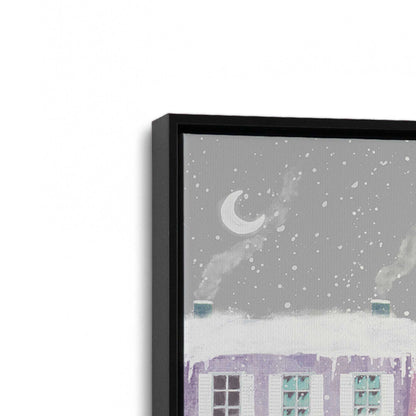 [Color:Satin Black], Picture of art in a Satin Black frame at an angle