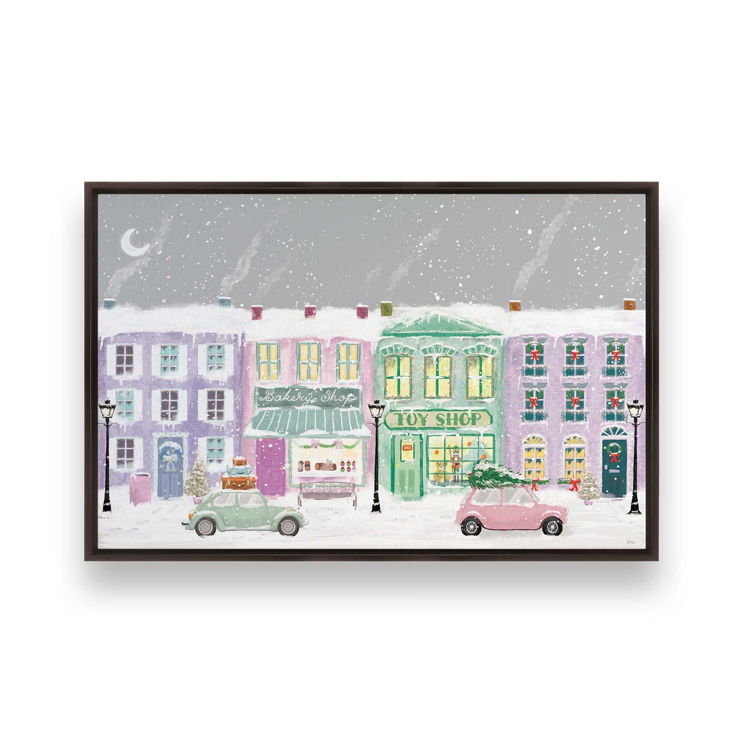 [Color:Espresso], Picture of art in a Espresso frame