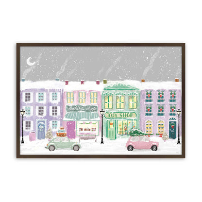 [Color:Brown], Picture of art in a Brown frame