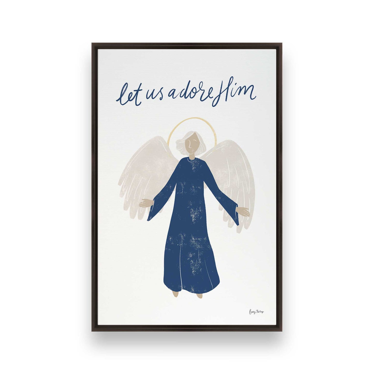 [Color:Espresso], Picture of art in a Espresso frame