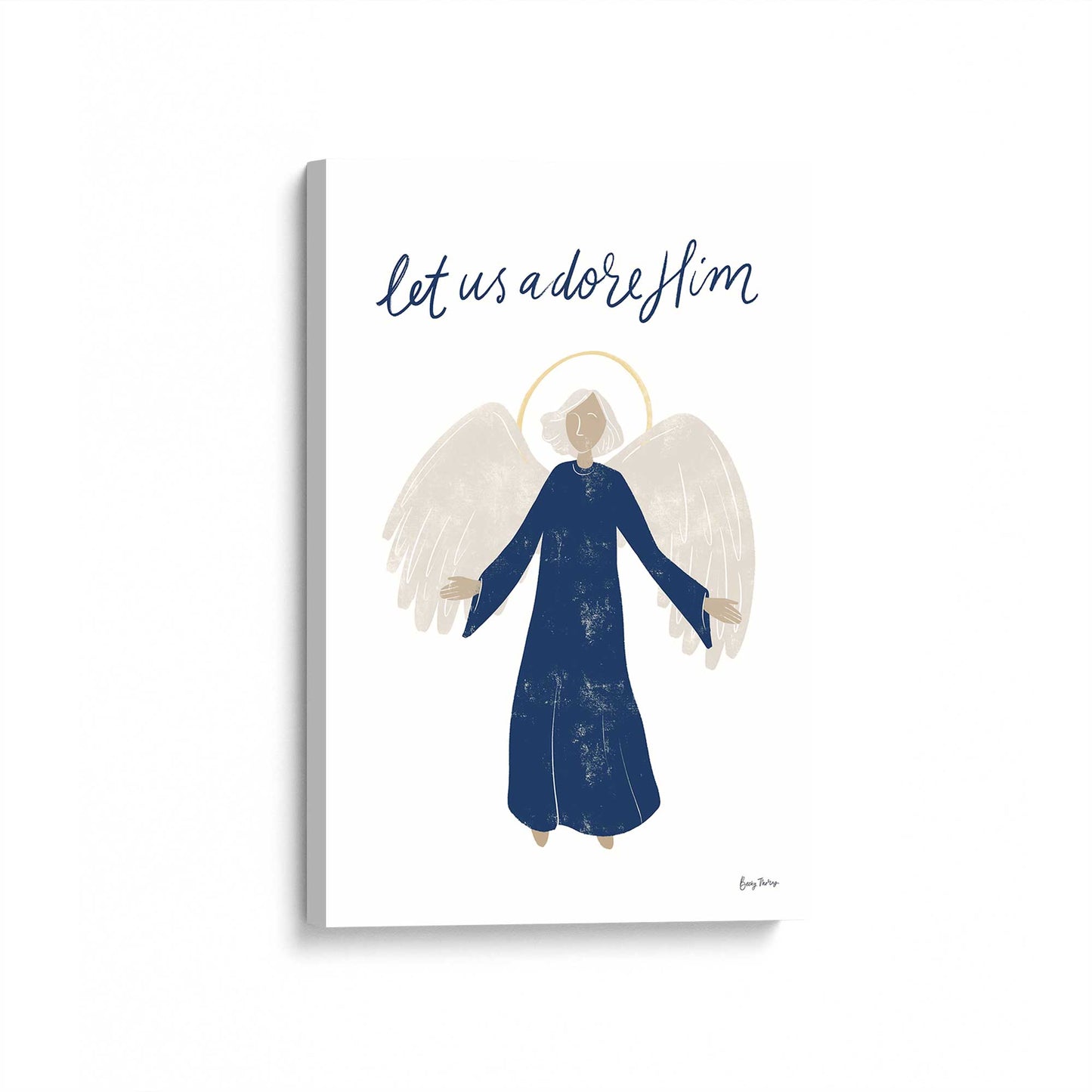 [Color:Stretched Canvas], Picture of art at an angle