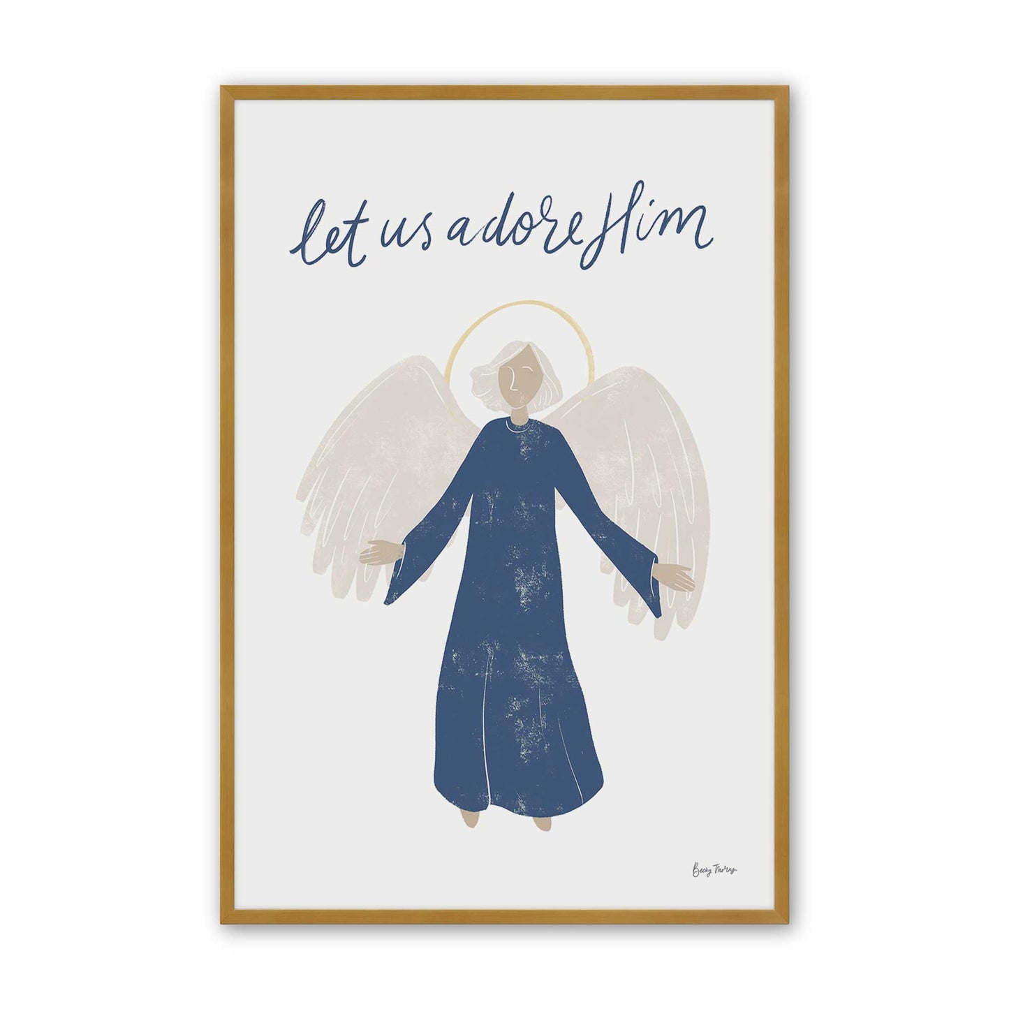 [Color:Polished Gold], Picture of art in a Polished Gold frame