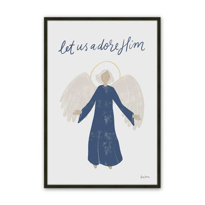 [Color:Satin Black], Picture of art in a Satin Black frame