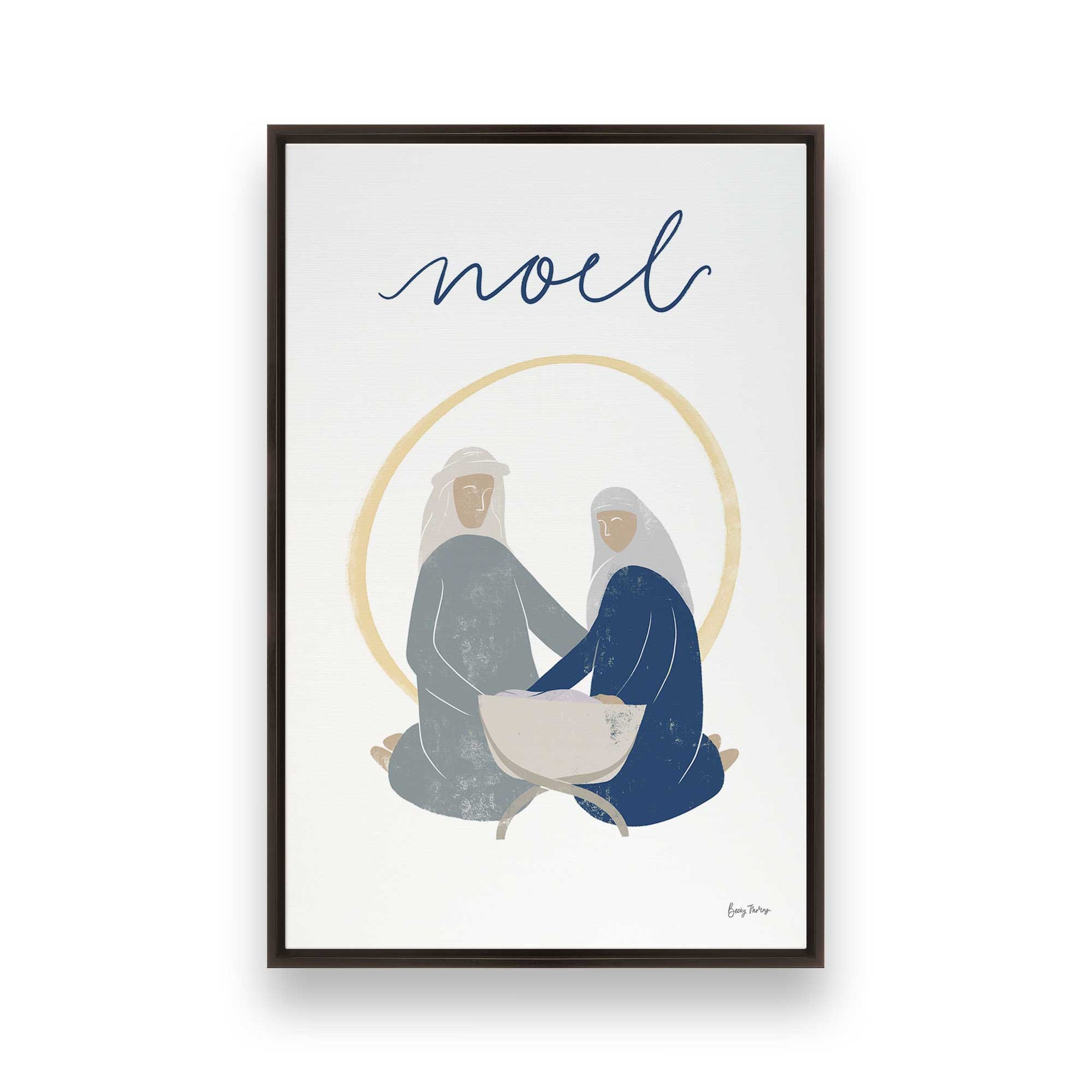 [Color:Espresso], Picture of art in a Espresso frame