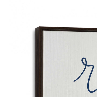 [Color:Espresso], Picture of art in a Espresso frame at an angle