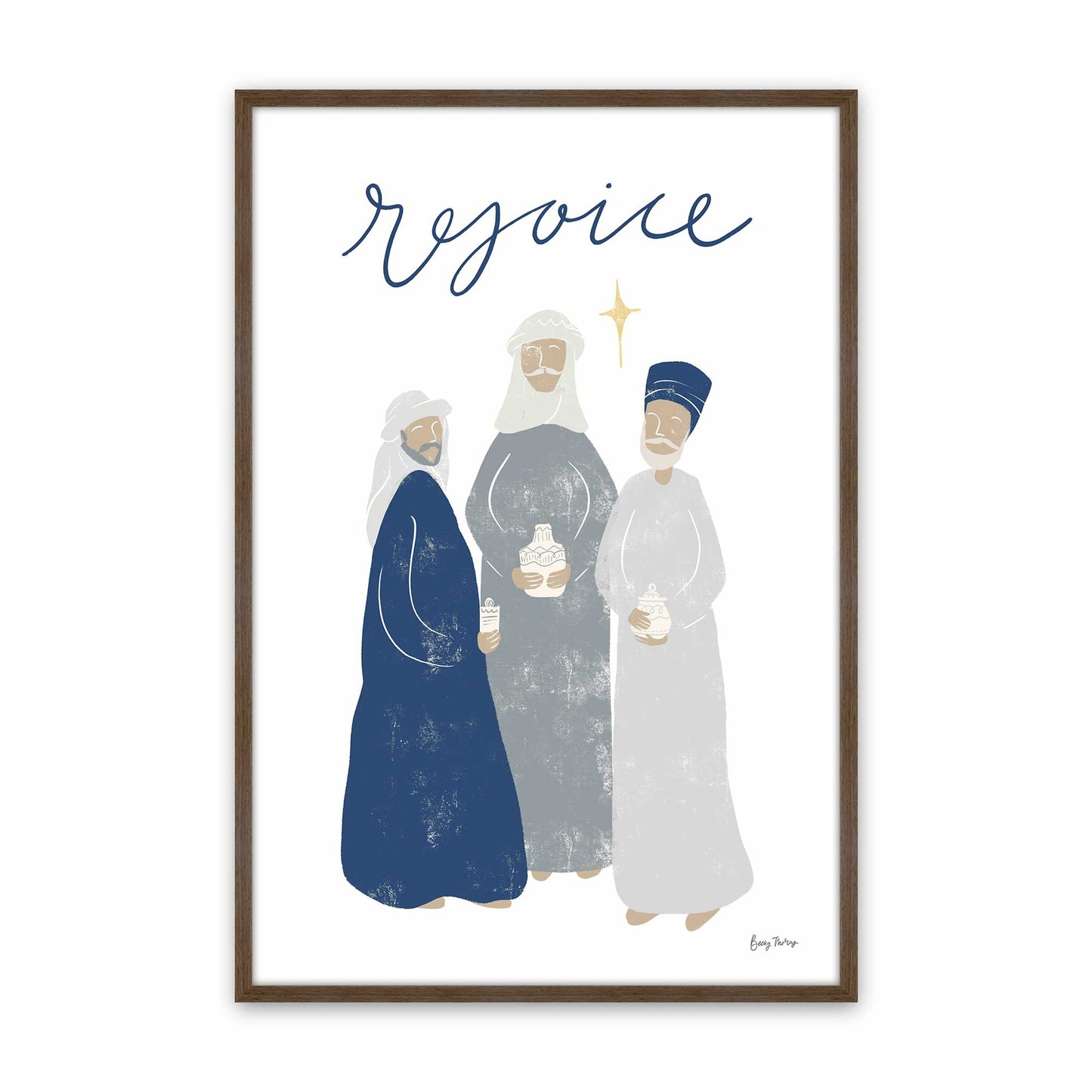 Holy Night Crew, Set of 4, Paper Art Prints