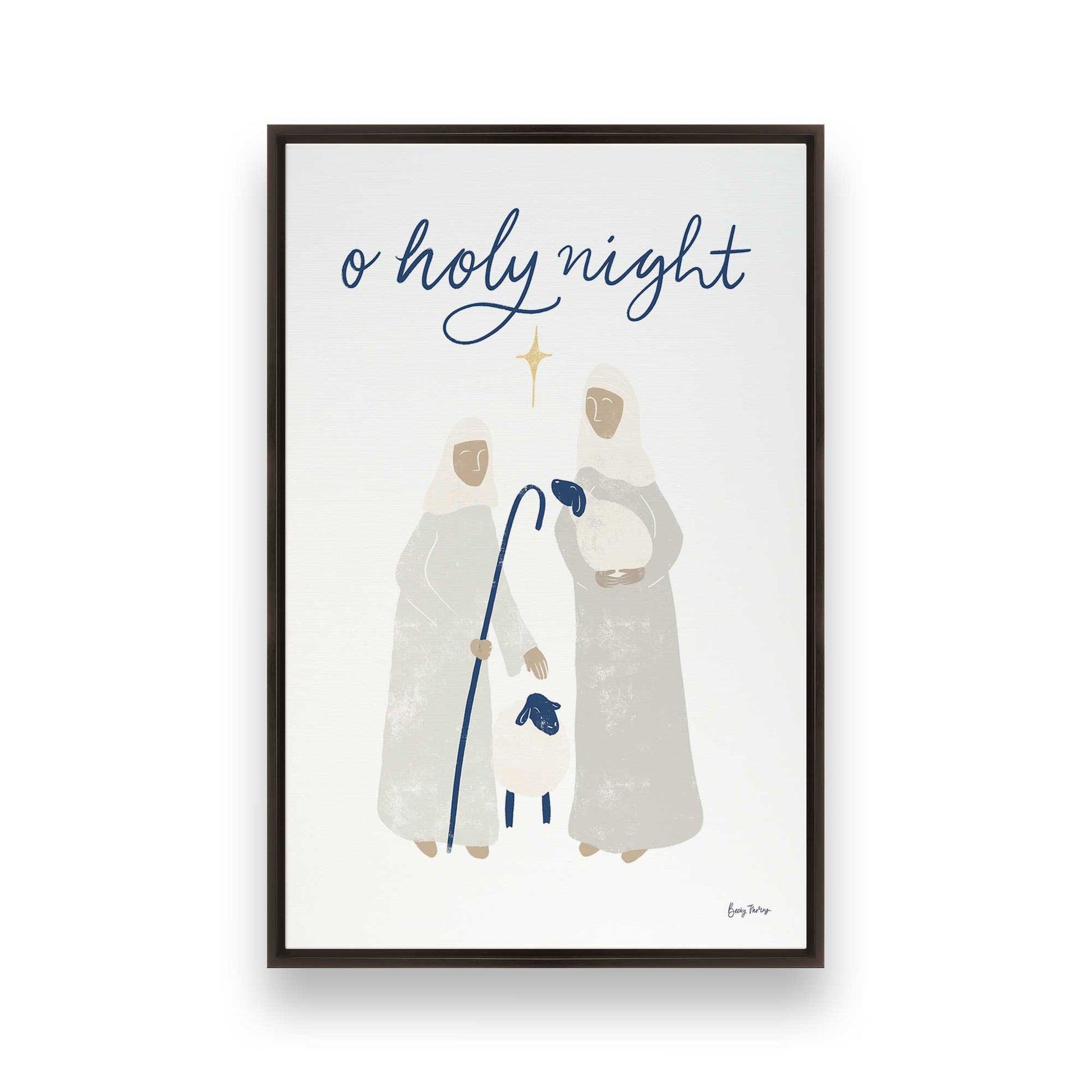 [Color:Espresso], Picture of art in a Espresso frame