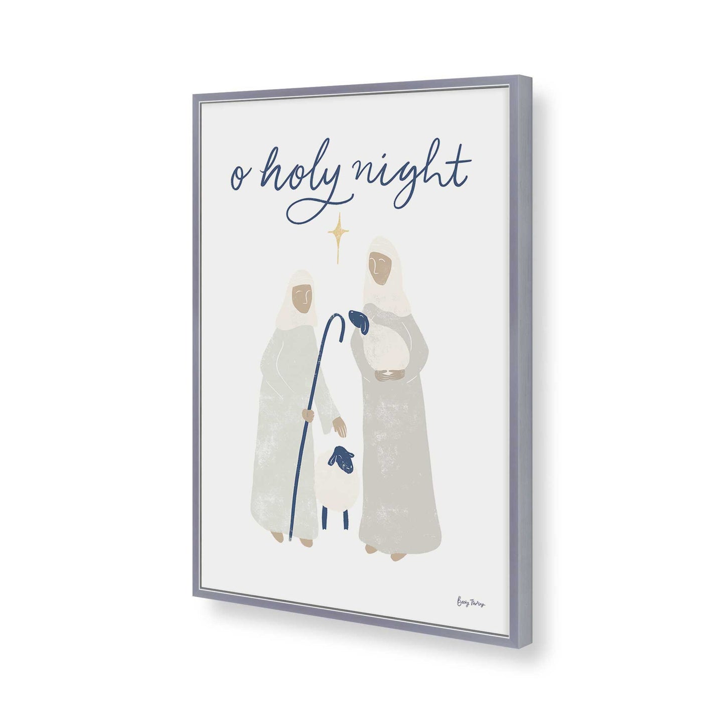 [Color:Polished Chrome], Picture of art in a Polished Chrome frame of the corner