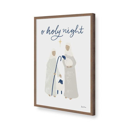 [Color:Walnut], Picture of art in a Walnut frame of the corner