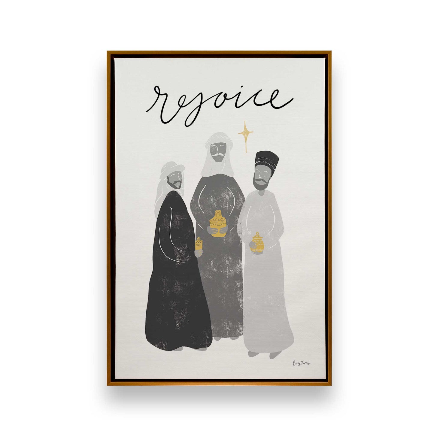 [Color:Polished Gold], Picture of art in a Polished Gold frame