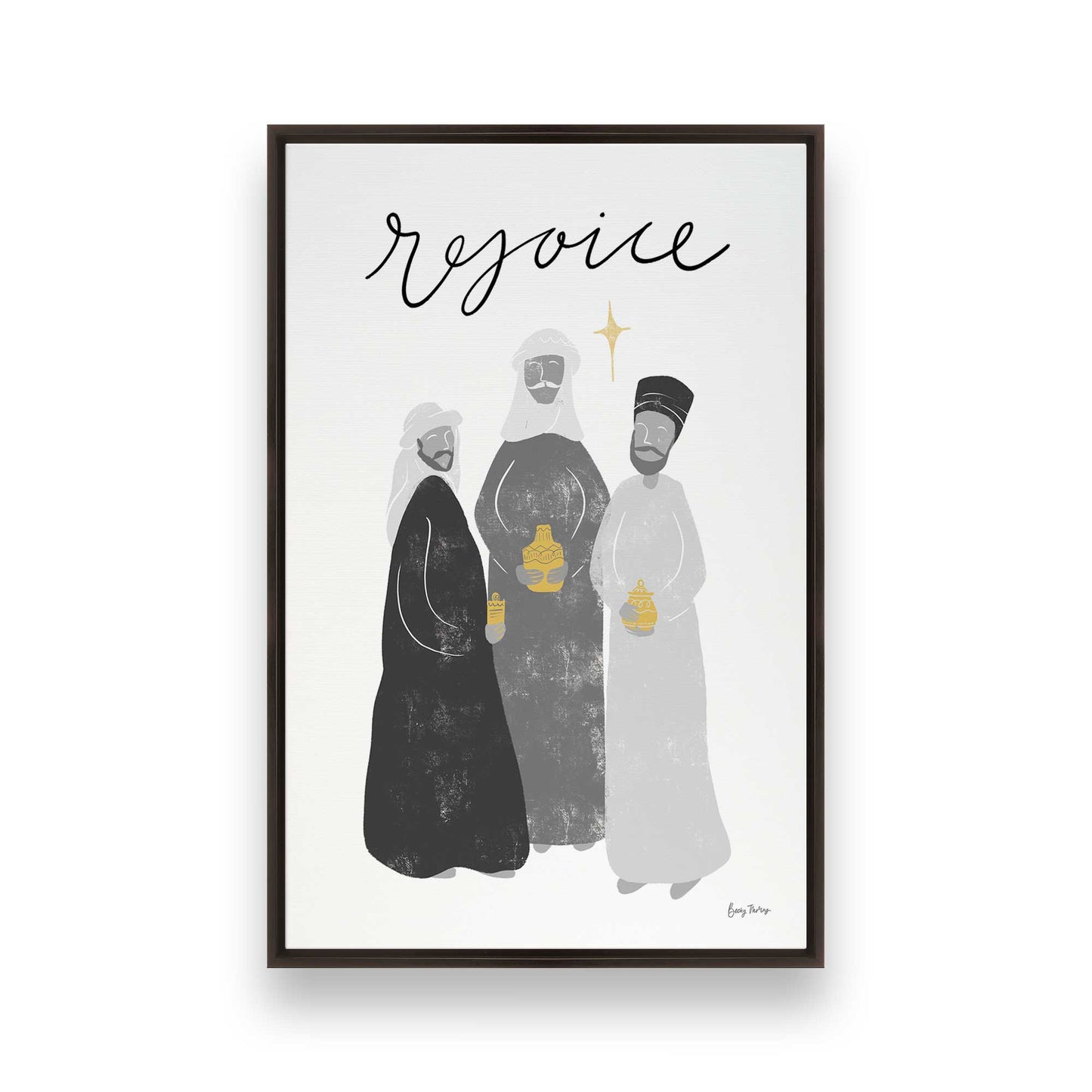 [Color:Espresso], Picture of art in a Espresso frame