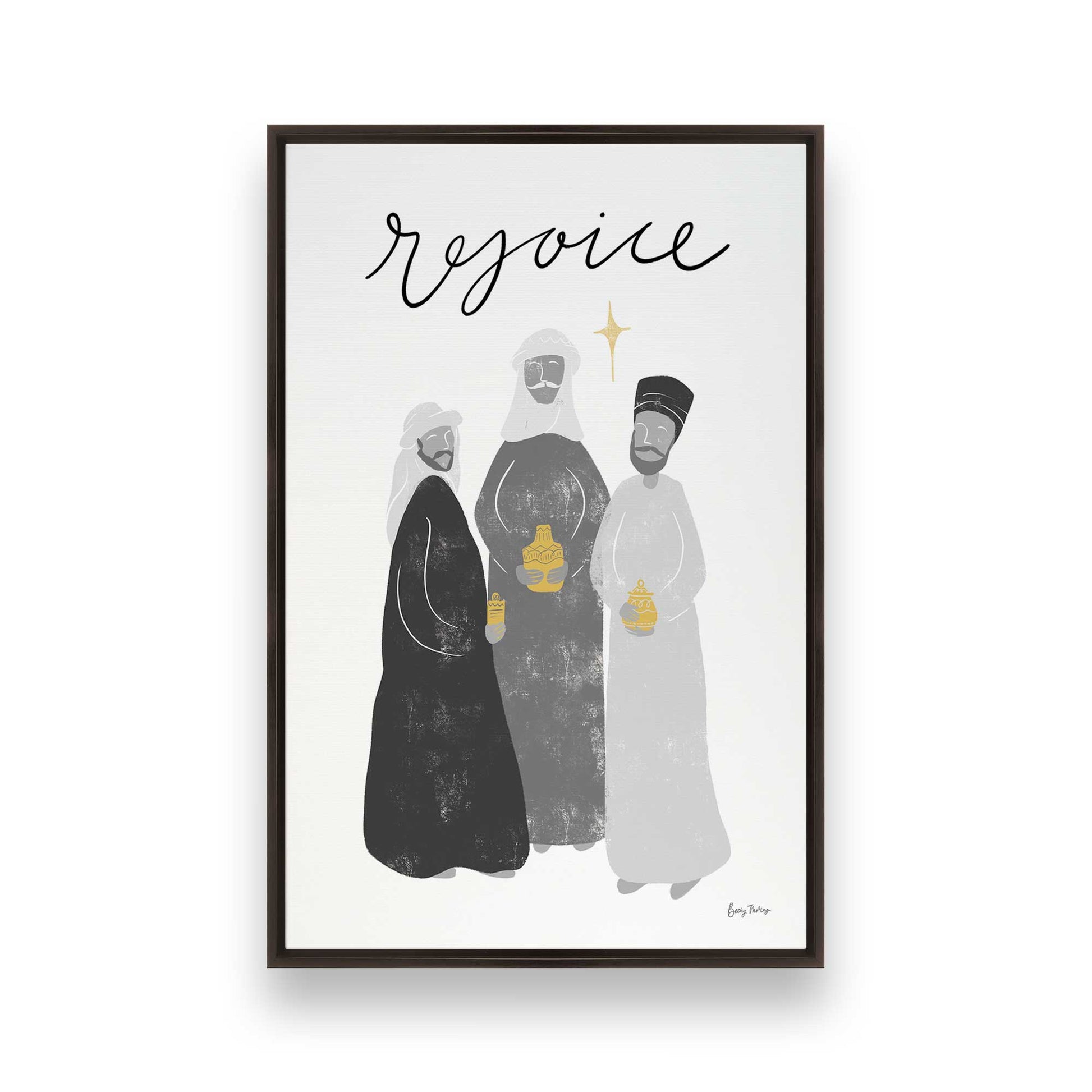 [Color:Espresso], Picture of art in a Espresso frame