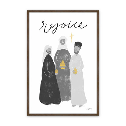 [Color:Walnut], Picture of art in a Walnut frame