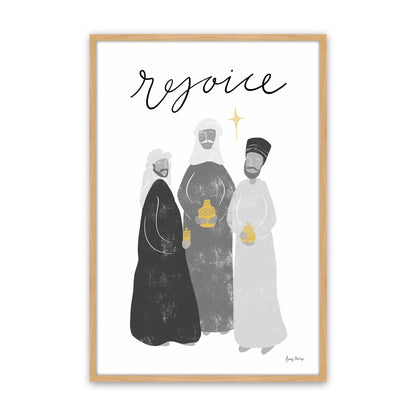 [Color:American Maple], Picture of art in a American Maple frame