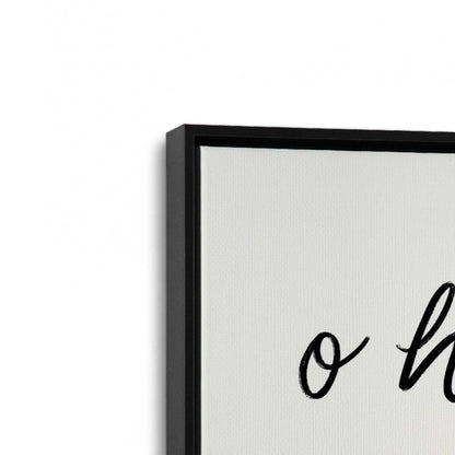 [Color:Satin Black], Picture of art in a Satin Black frame at an angle