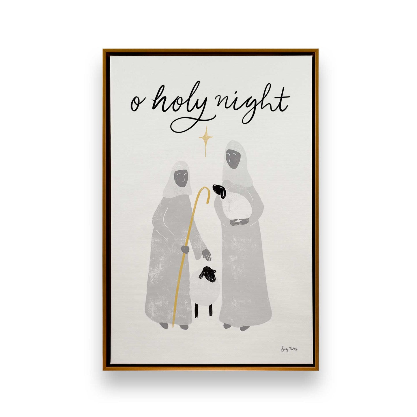 [Color:Polished Gold], Picture of art in a Polished Gold frame