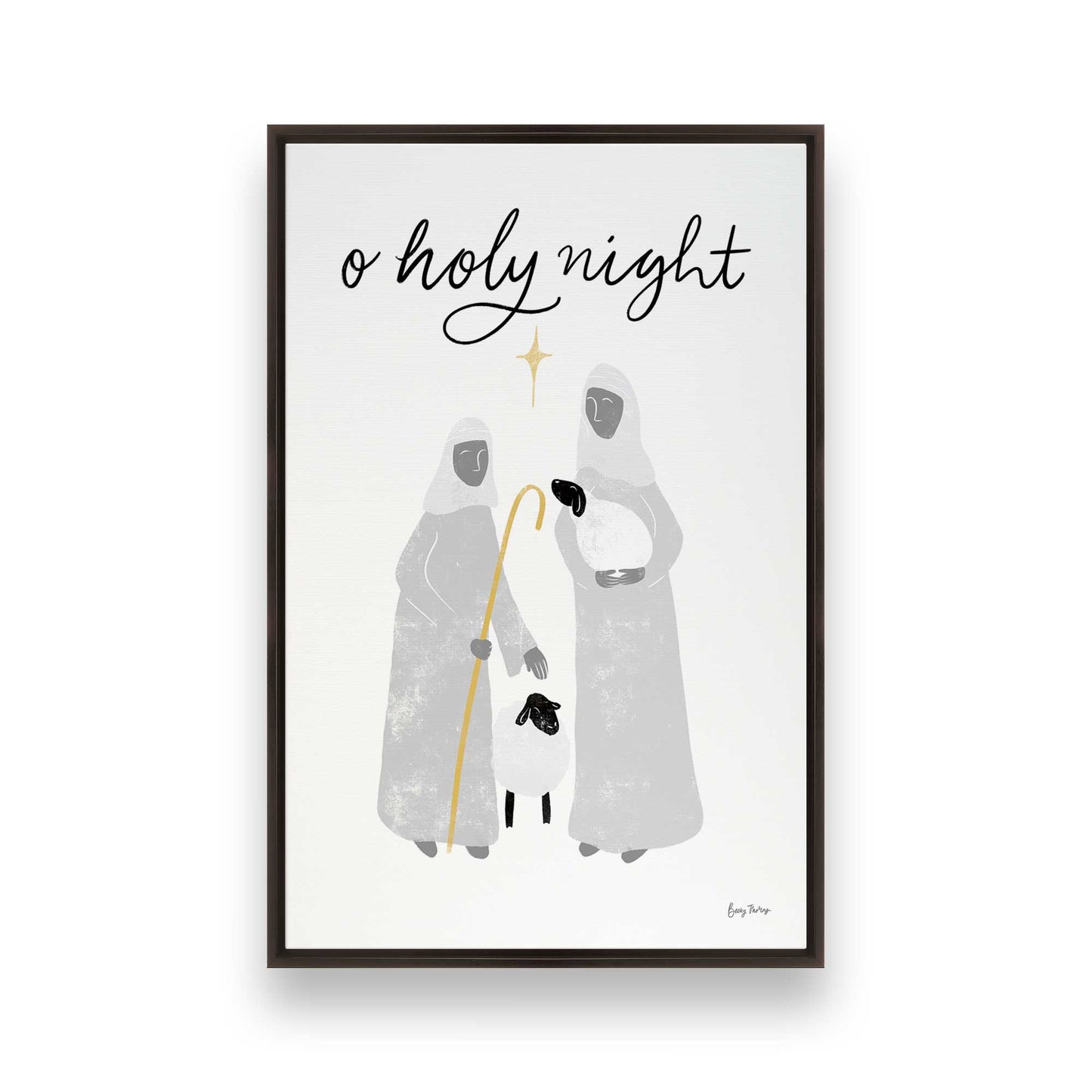 [Color:Espresso], Picture of art in a Espresso frame