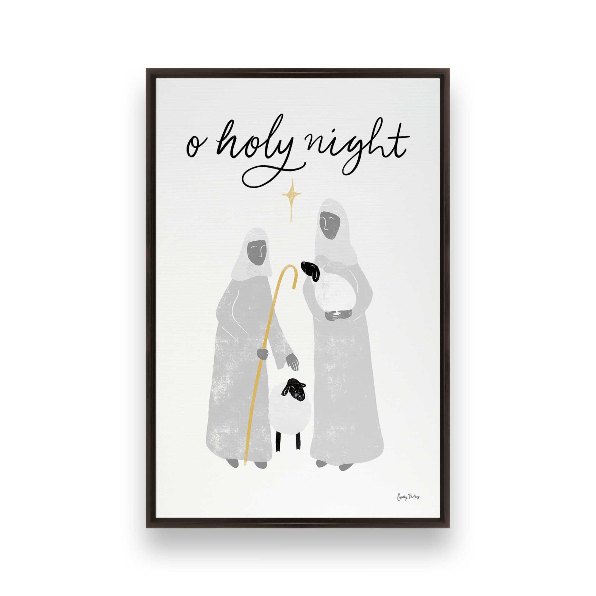 [Color:Espresso], Picture of art in a Espresso frame