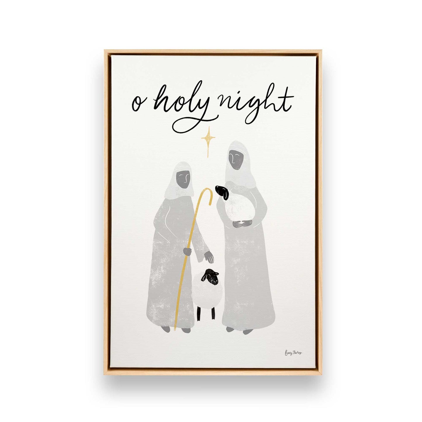 [Color:American Maple], Picture of art in a American Maple frame