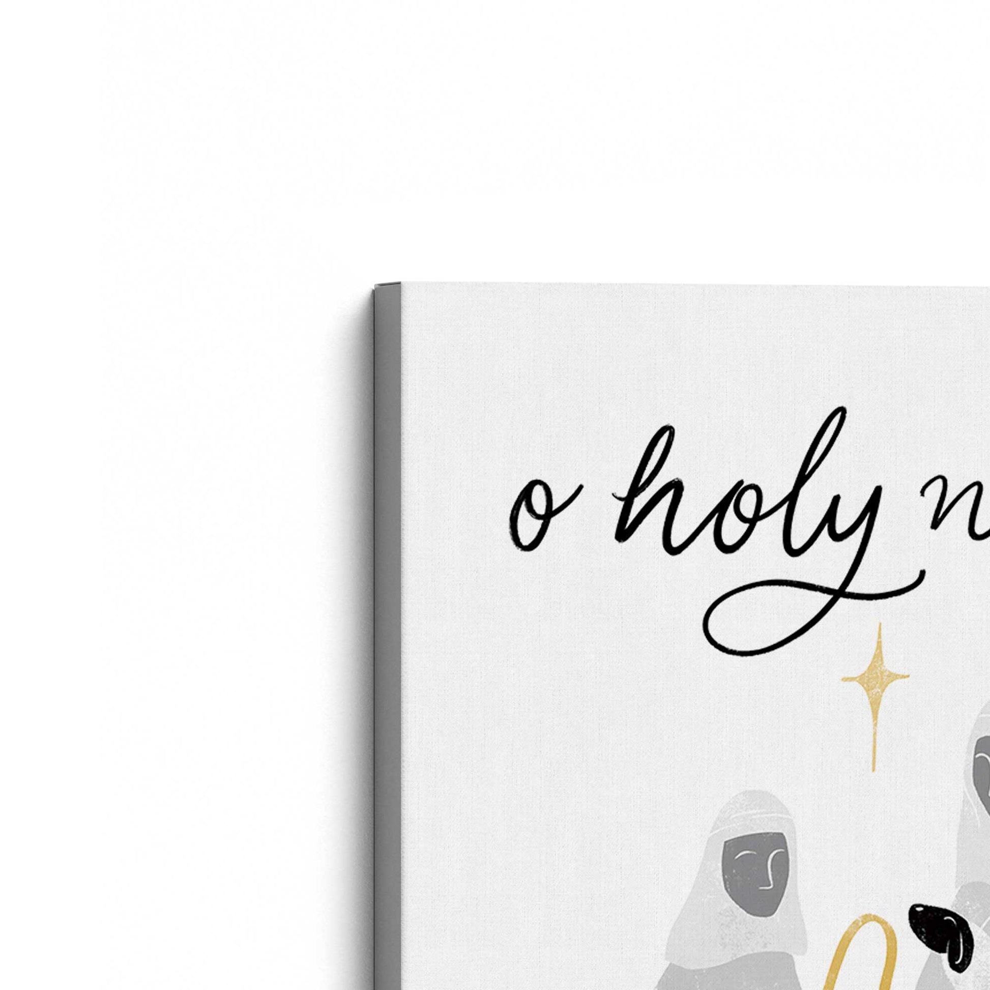 [Color:Stretched Canvas], Picture of the corner of the art