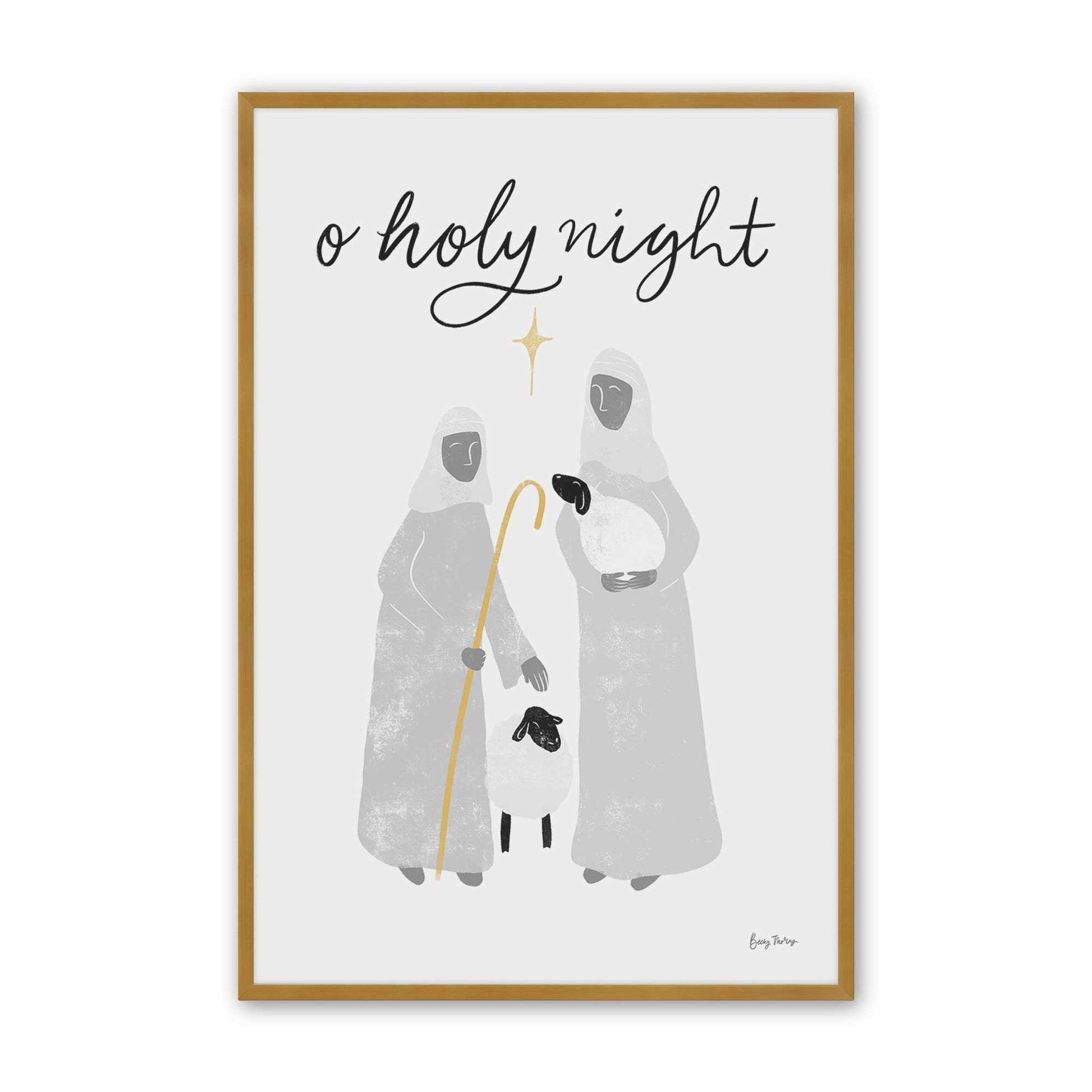 [Color:Polished Gold], Picture of art in a Polished Gold frame