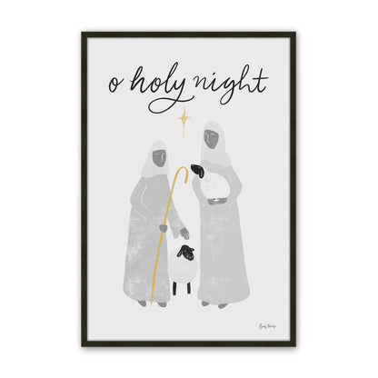 [Color:Satin Black], Picture of art in a Satin Black frame