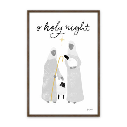 [Color:Walnut], Picture of art in a Walnut frame