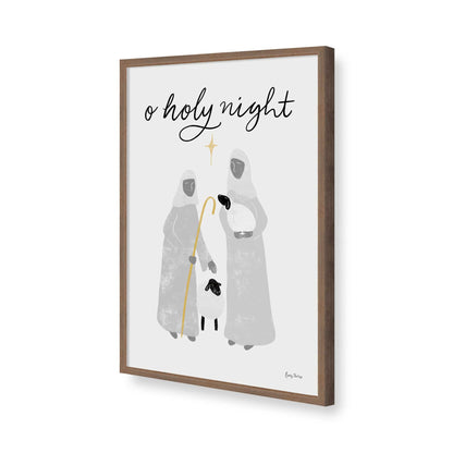 [Color:Walnut], Picture of art in a Walnut frame of the corner