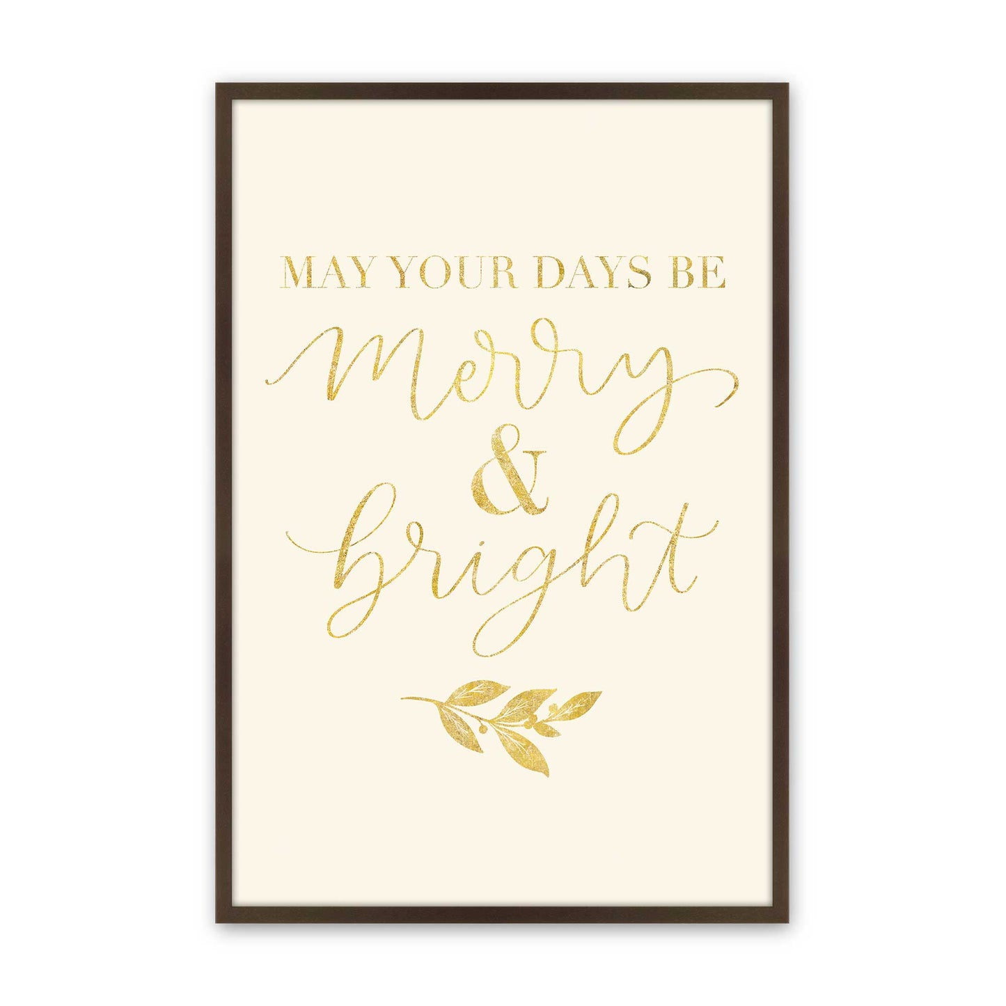 [Color:Brown], Picture of art in a Brown frame