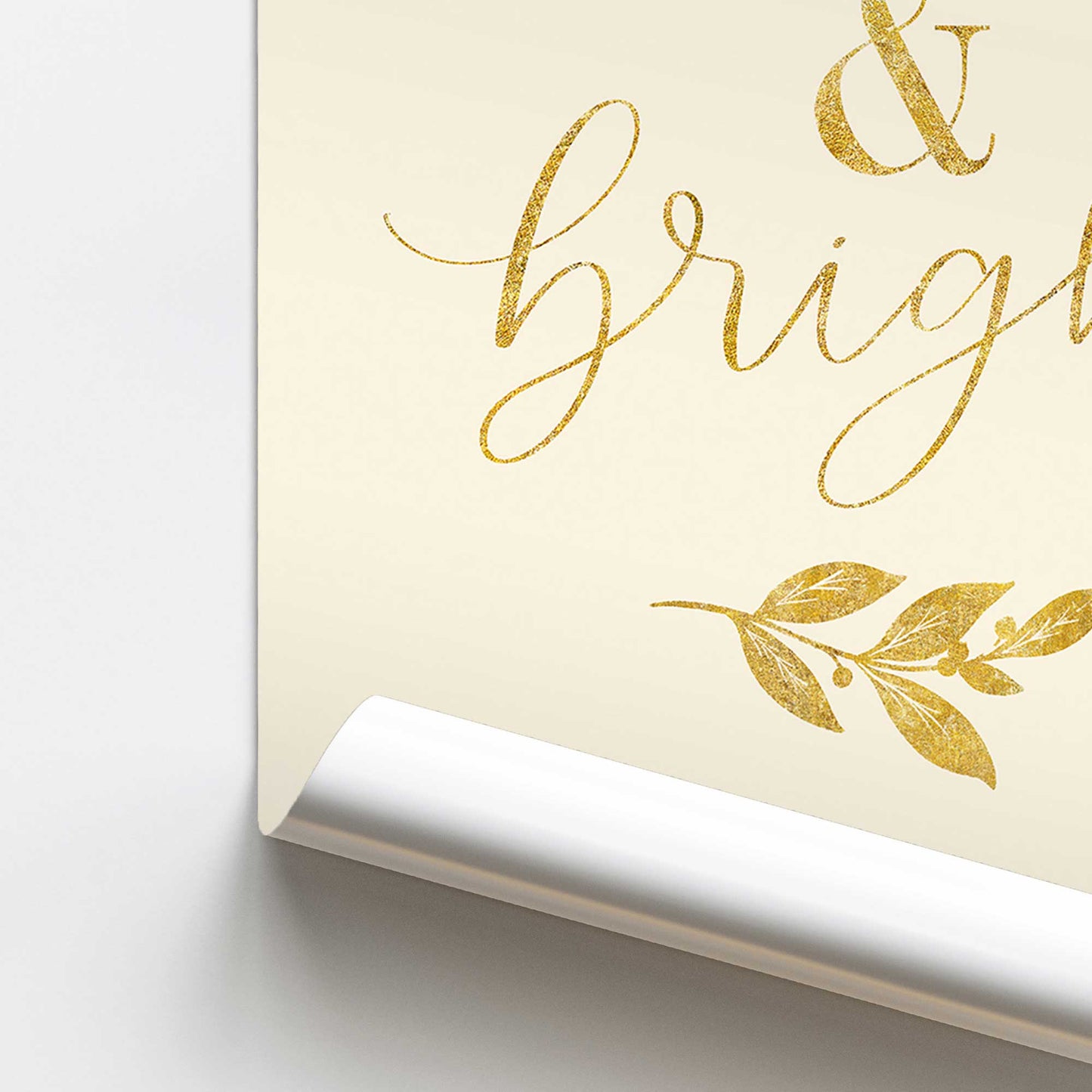Merry & Bright Paper Print
