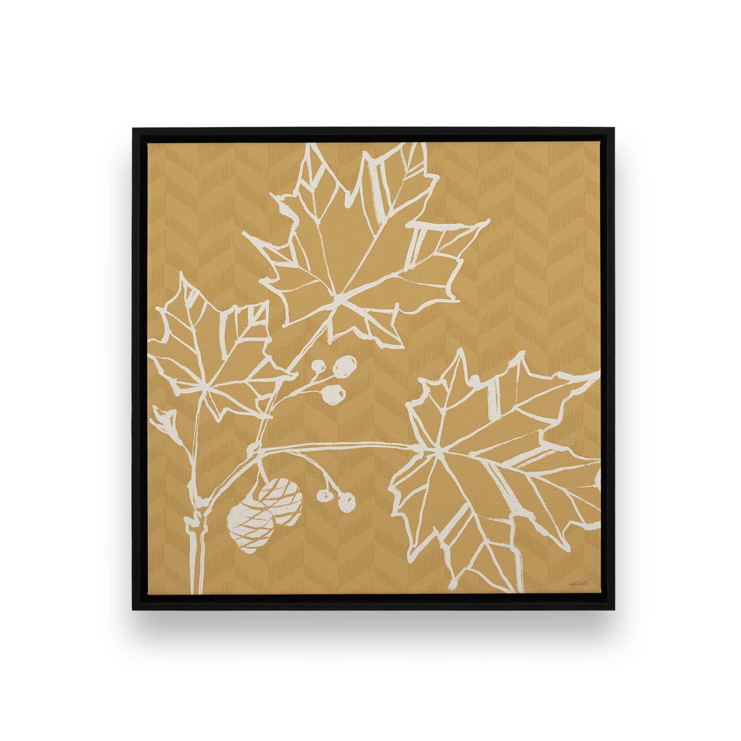 [Color:Satin Black], Picture of art in a Satin Black frame